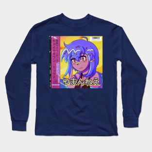 Retro Vaporwave 80s anime aesthetic Long Sleeve T-Shirt